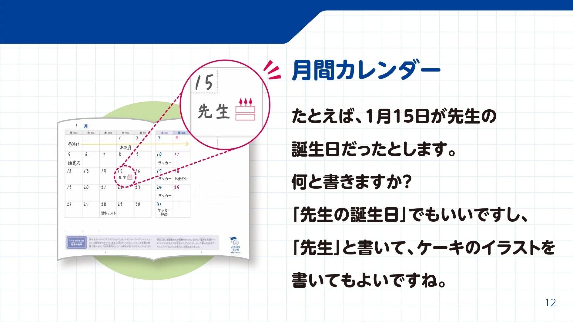 指導内容の詳細