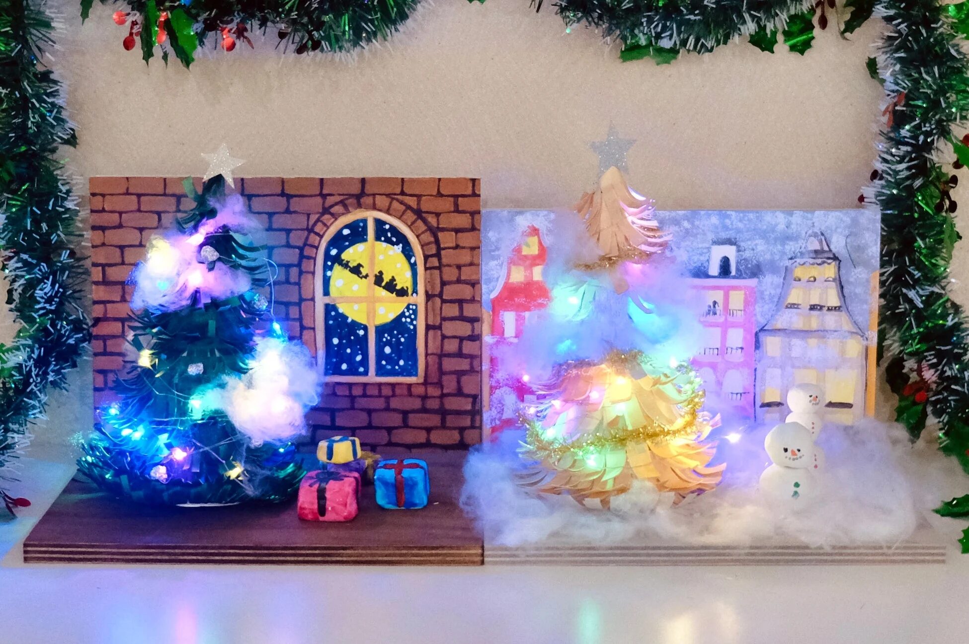 手作りのクリスマスデコレーション