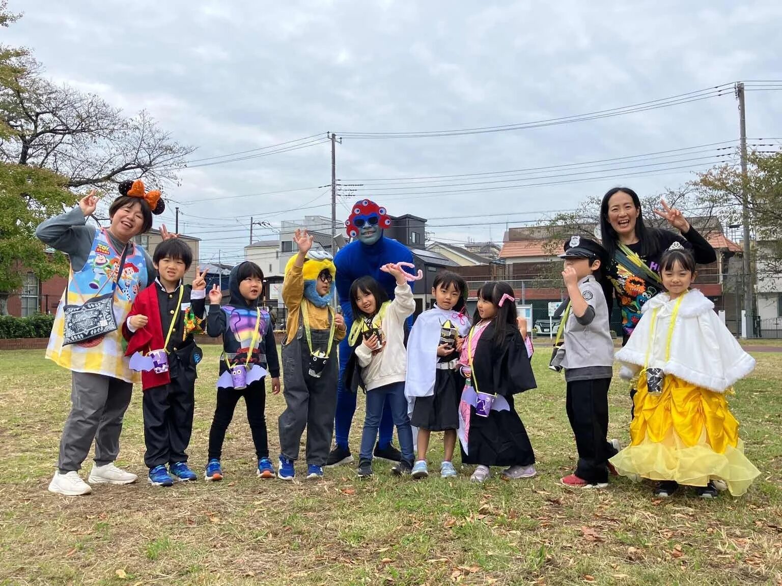 おうじ絆保育園のハロウィンイベントの様子