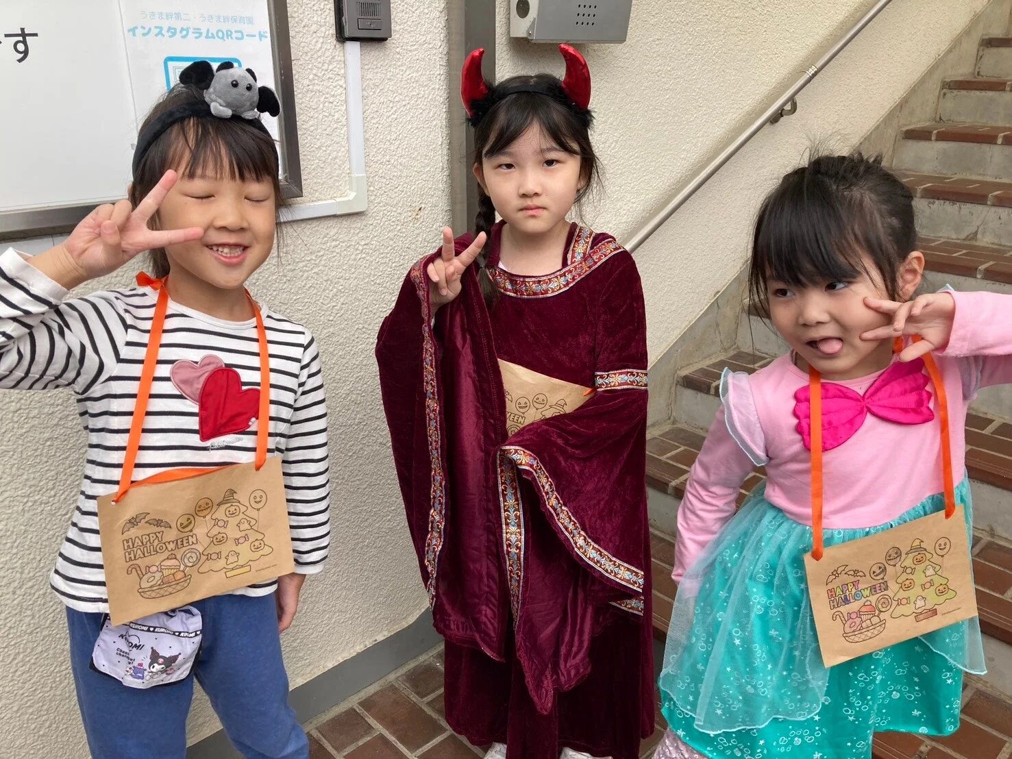うきま絆保育園・うきま絆第二保育園のハロウィンイベントの様子