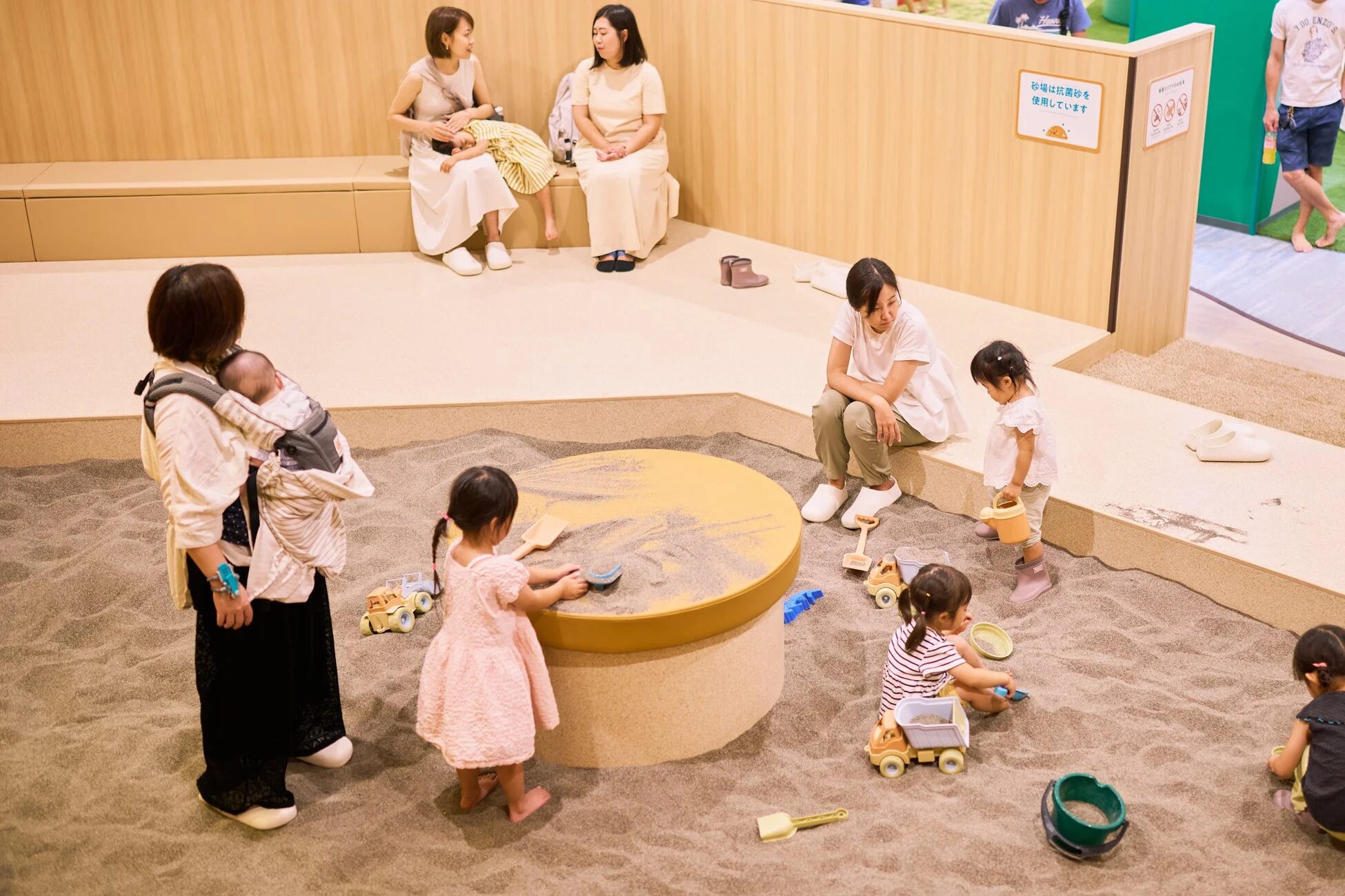 地層エリア 砂場