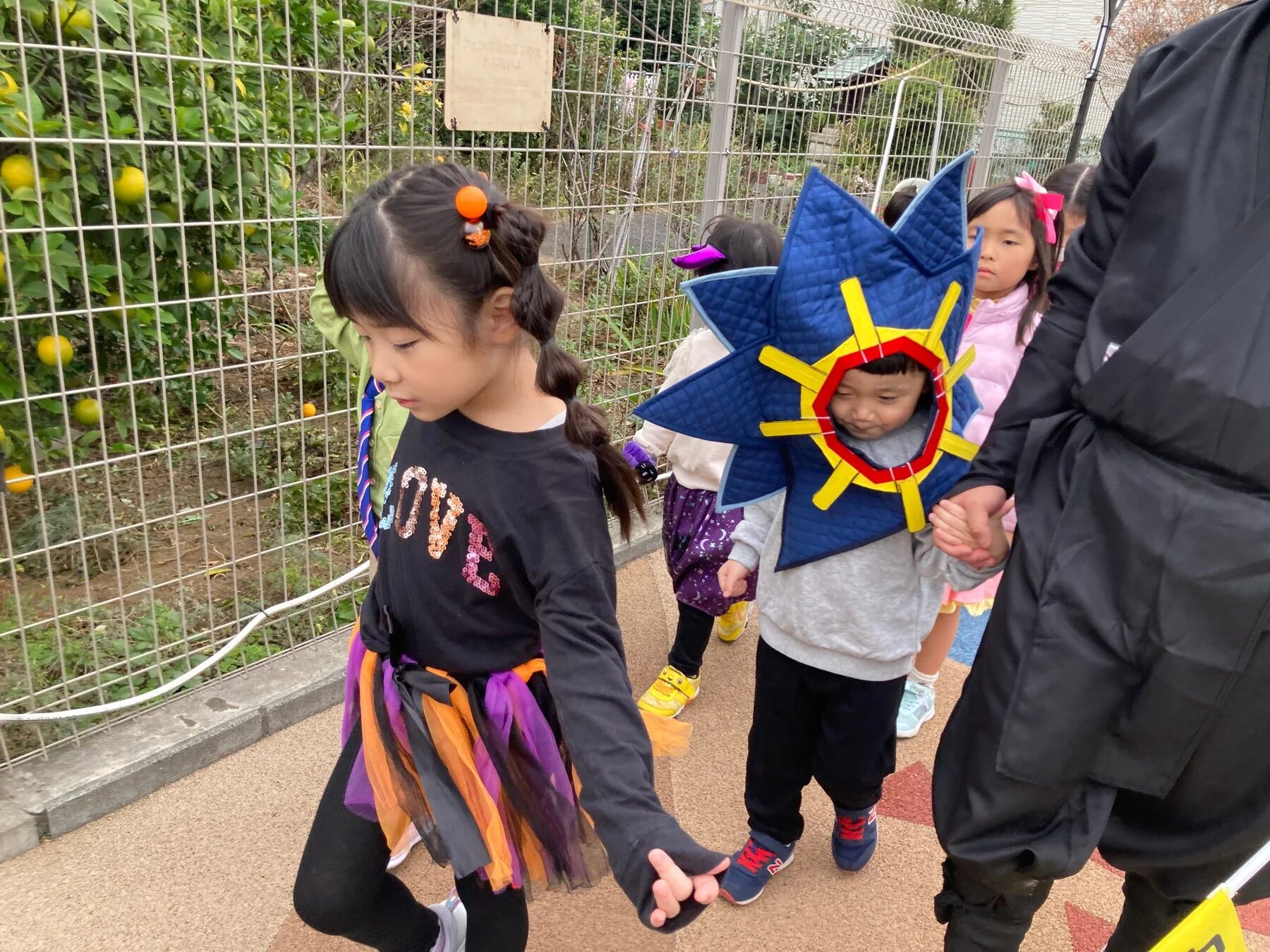 たじま絆保育園のハロウィンイベントの様子