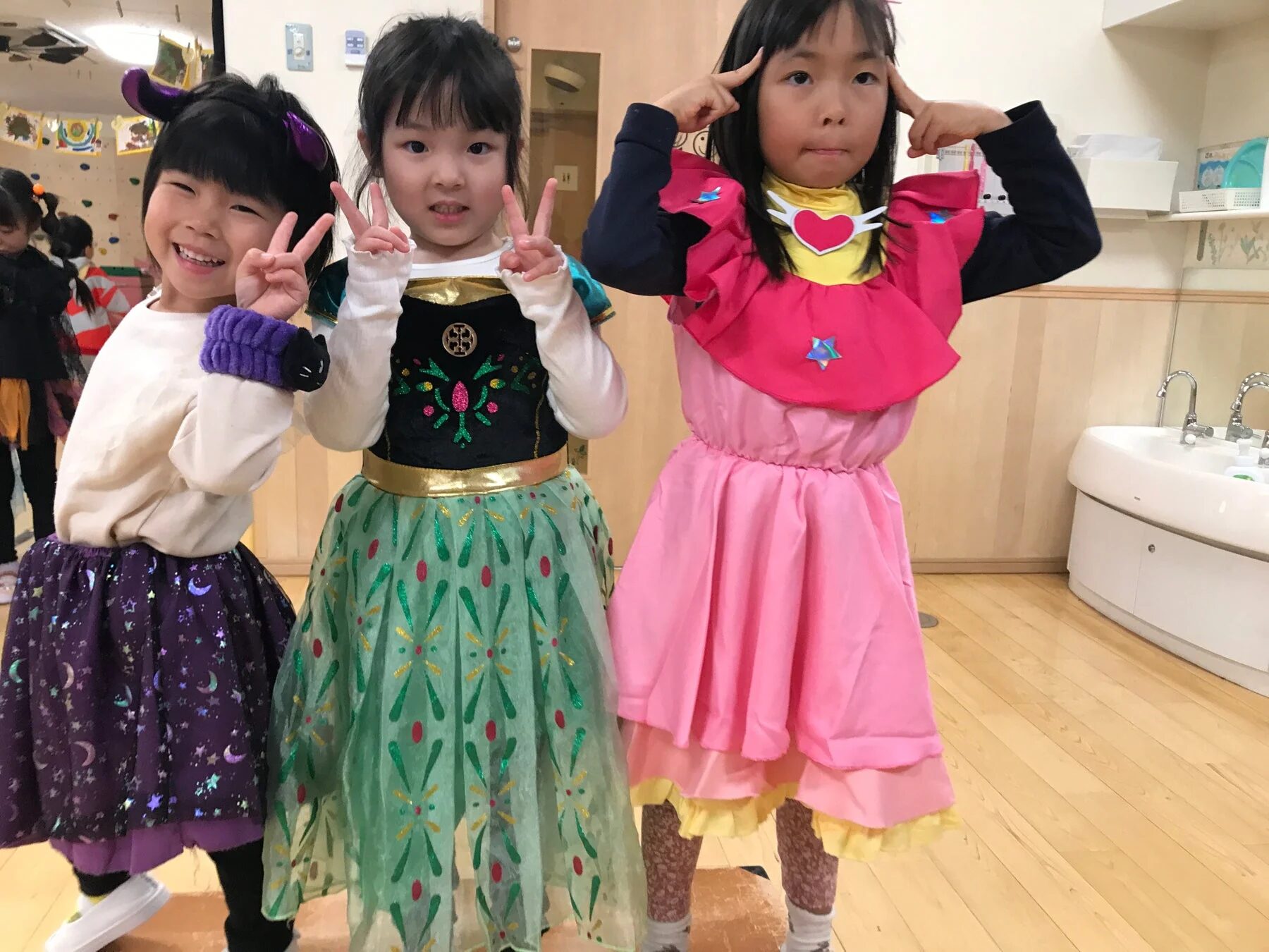 たじま絆保育園のハロウィンイベントの様子