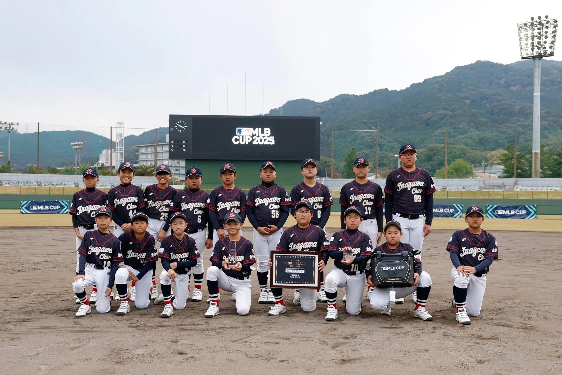 3位入賞の稲沢中央ボーイズ