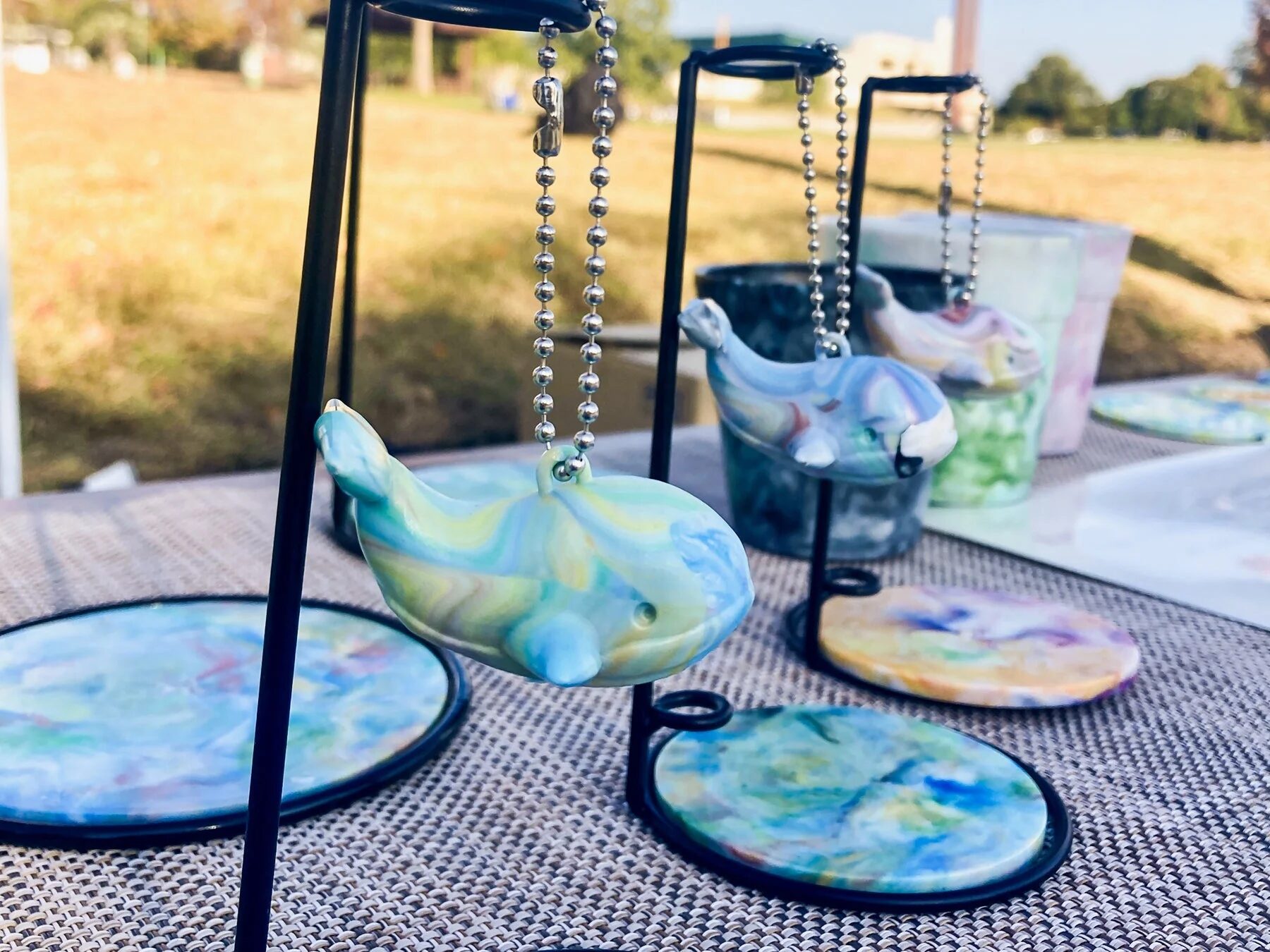 クジラ型キーホルダー