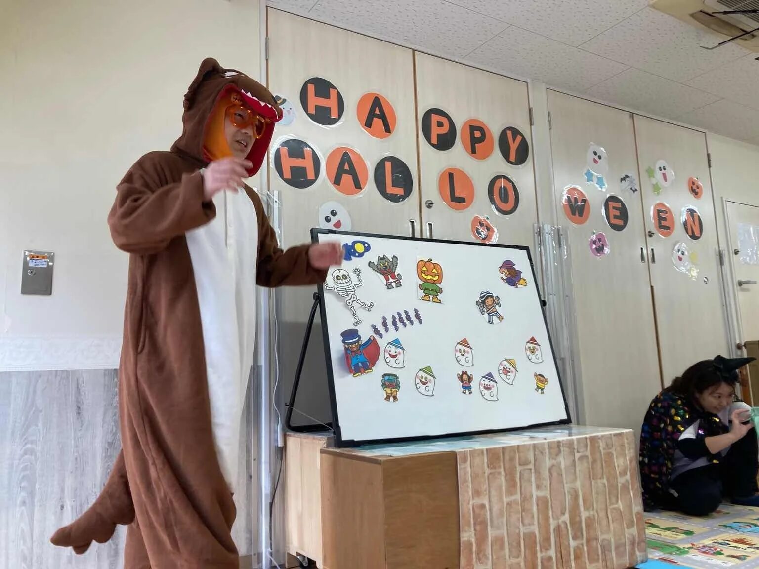 たばた絆保育園のハロウィンイベントの様子