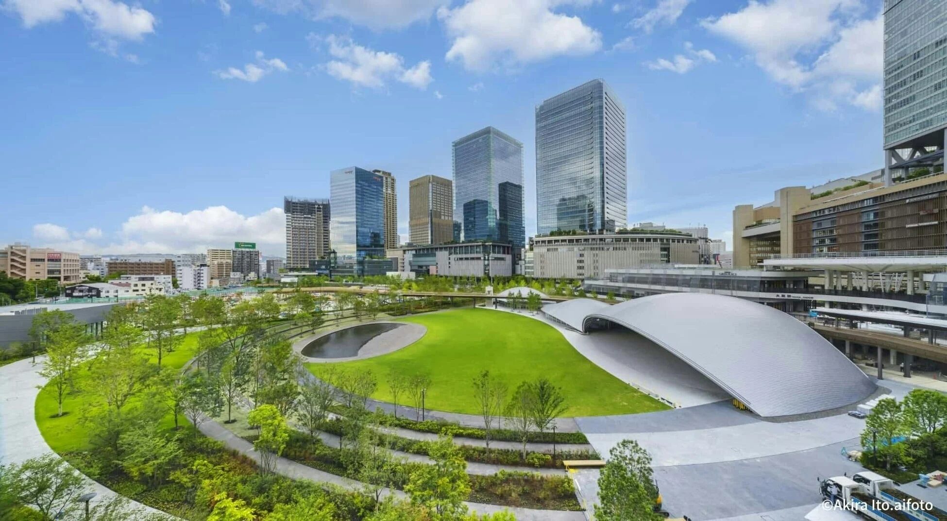 グラングリーン大阪の風景