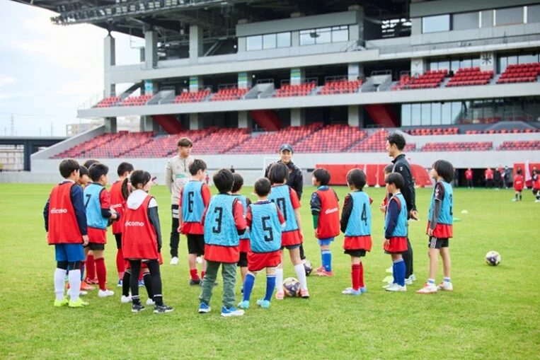 サッカー教室の様子