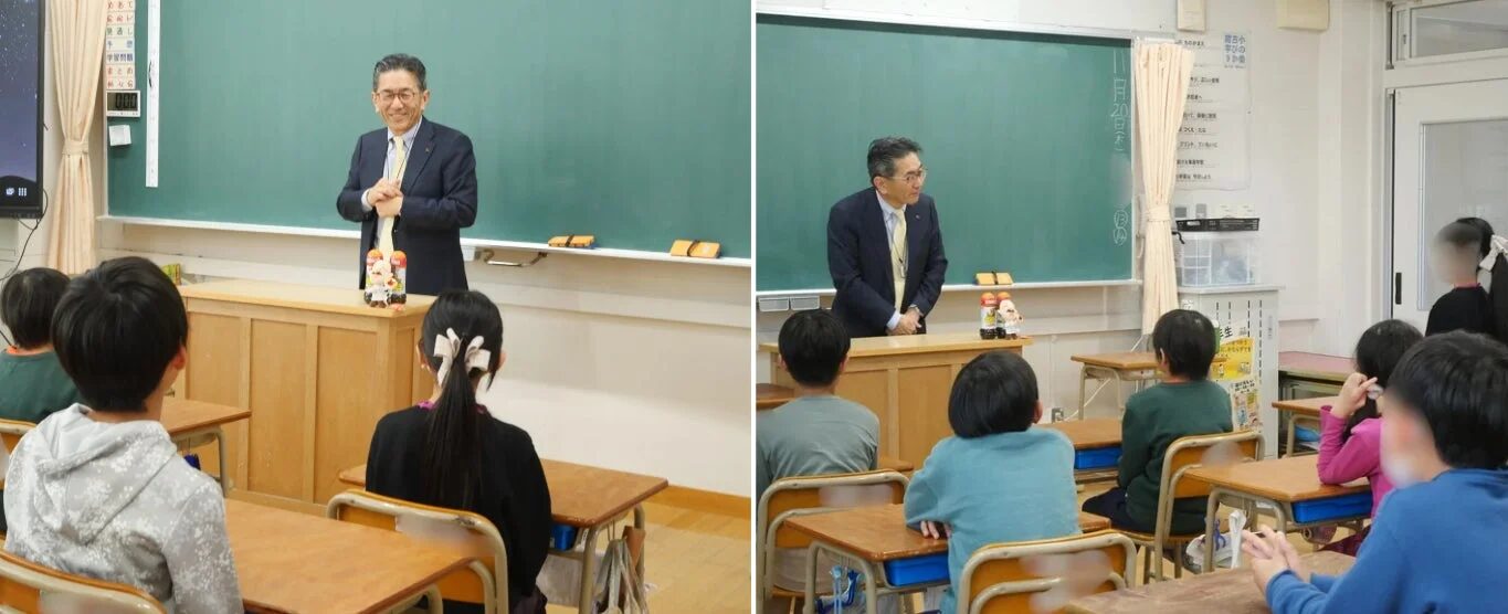 授業で質問する子どもたち