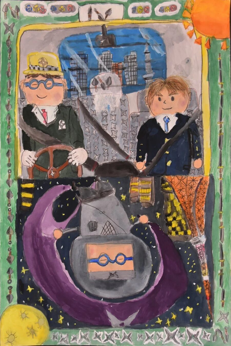 忍者のタクシー運転手