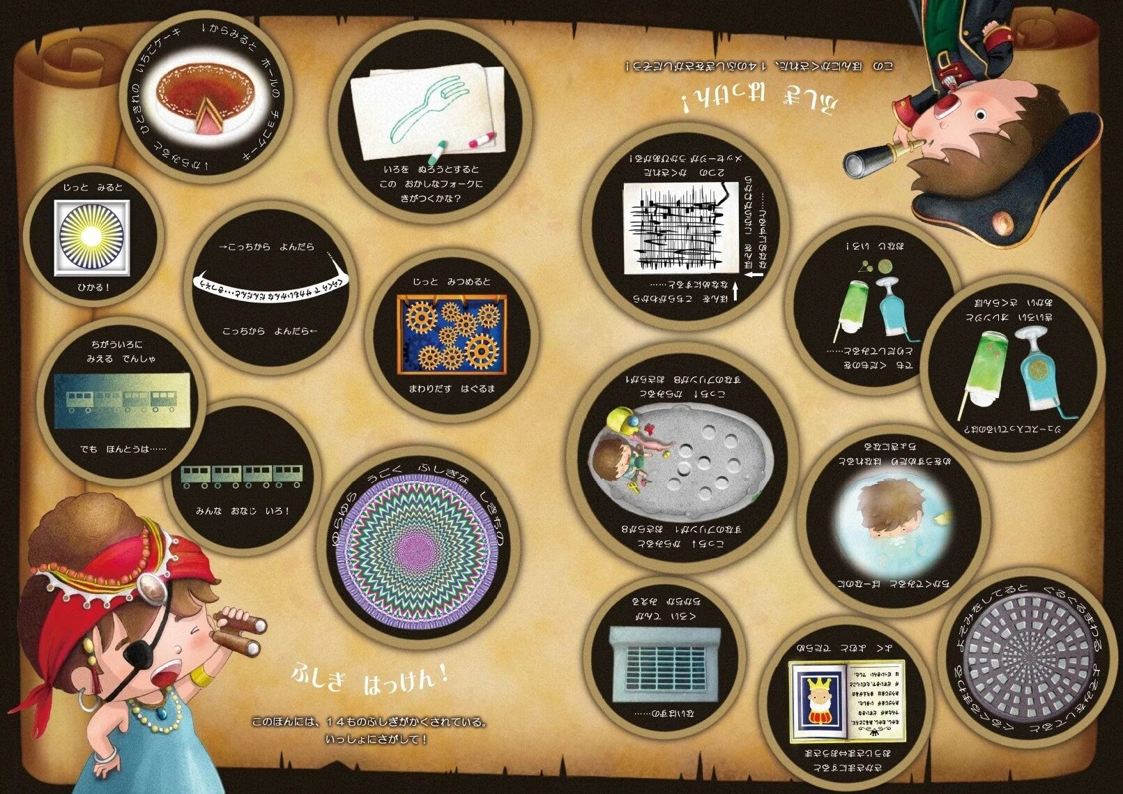 錯視の仕掛けの例