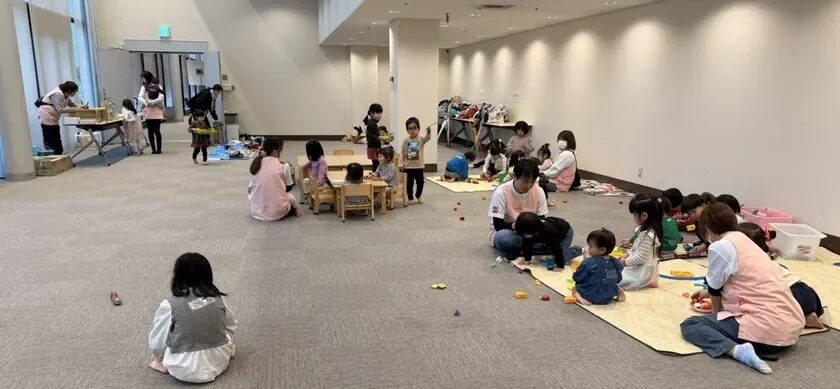 横浜マラソン開催中に託児サービスを実施