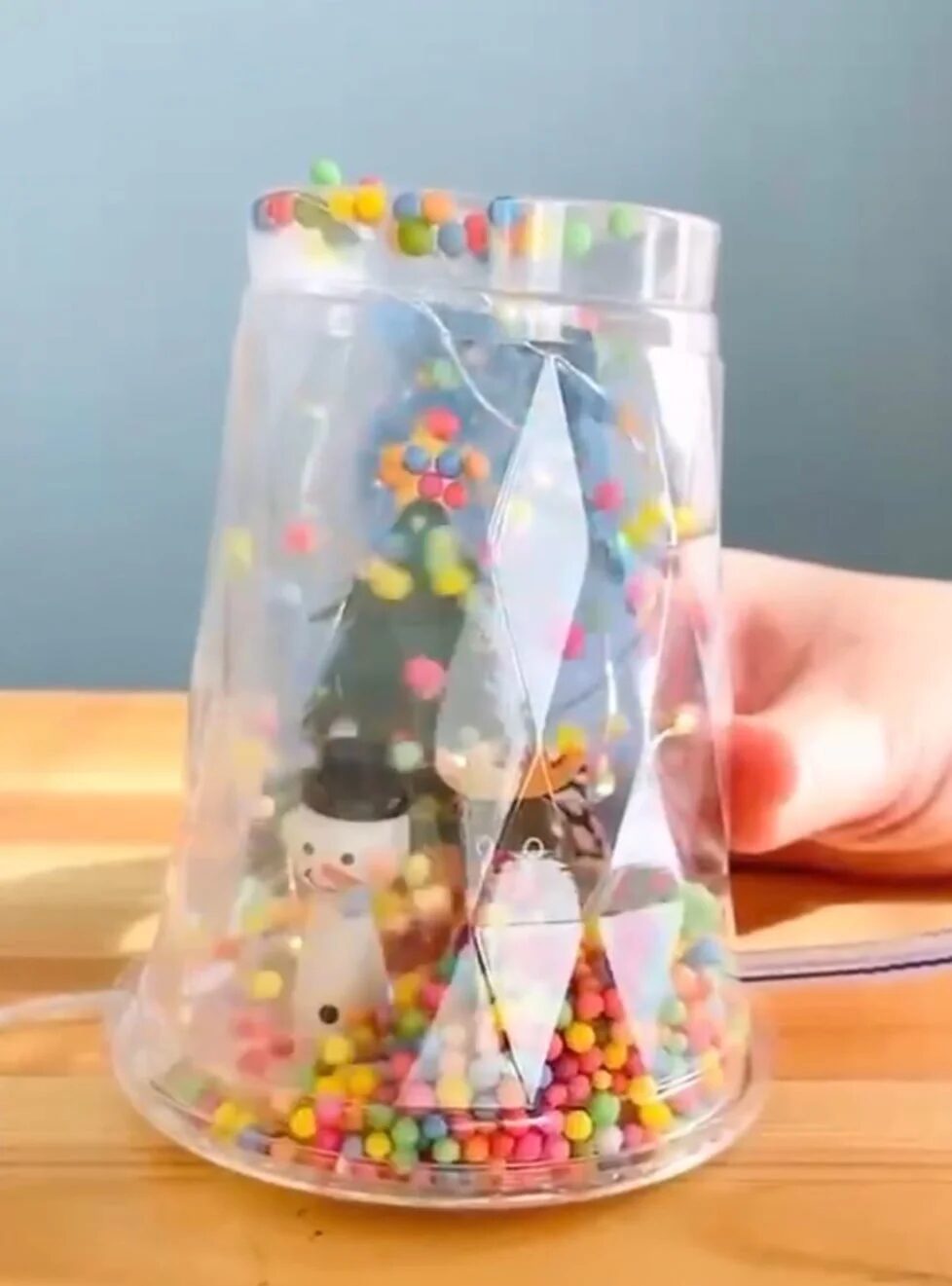 簡単スノードーム作りの作品