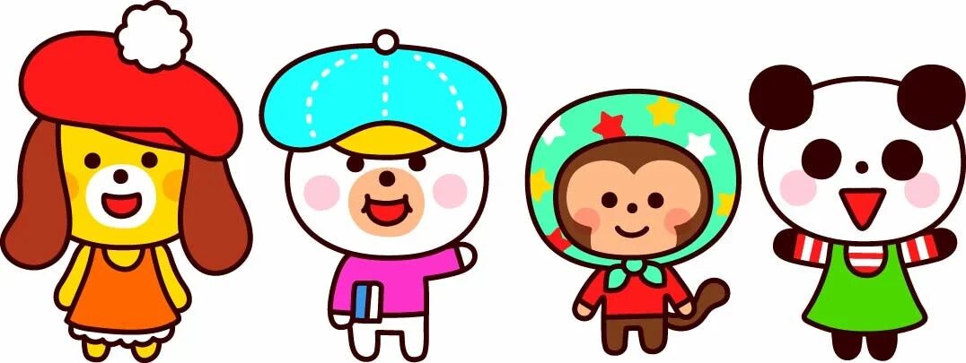 どうぶつ村のキャラクターたち