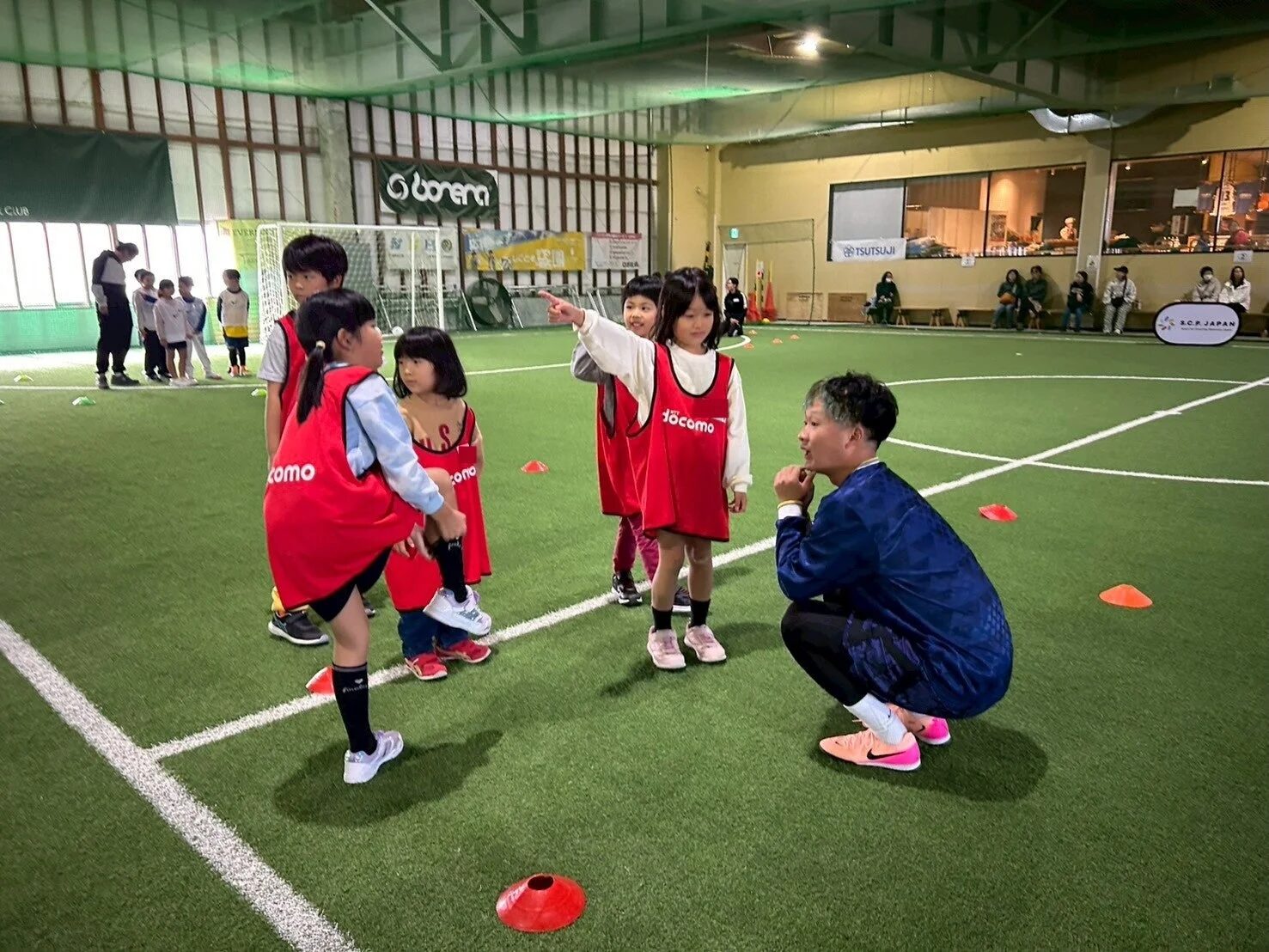 サッカー教室の様子