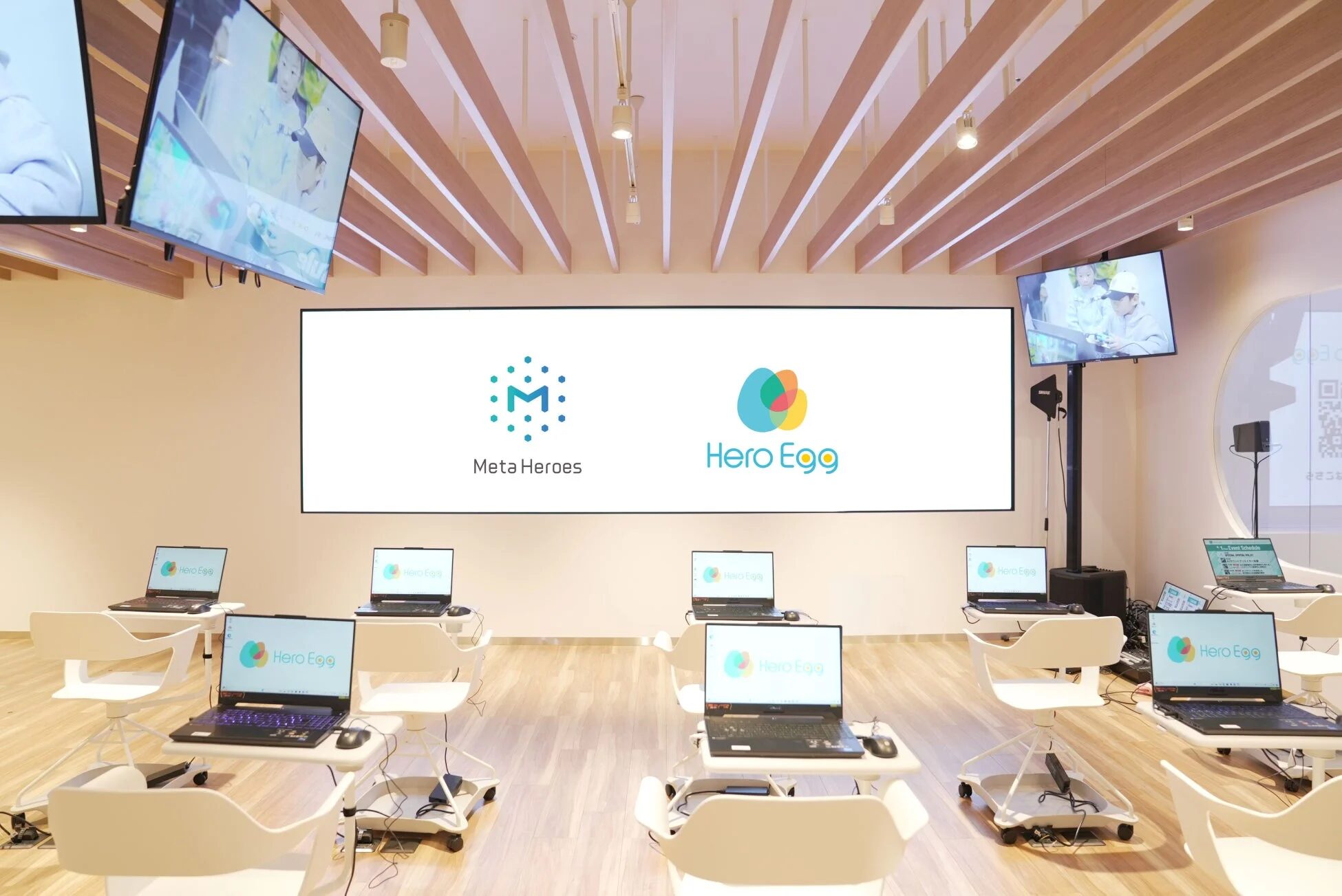 Hero Eggの施設内の様子