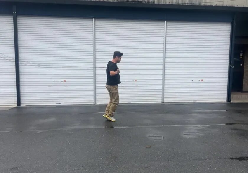 とべないくんを使用する男性